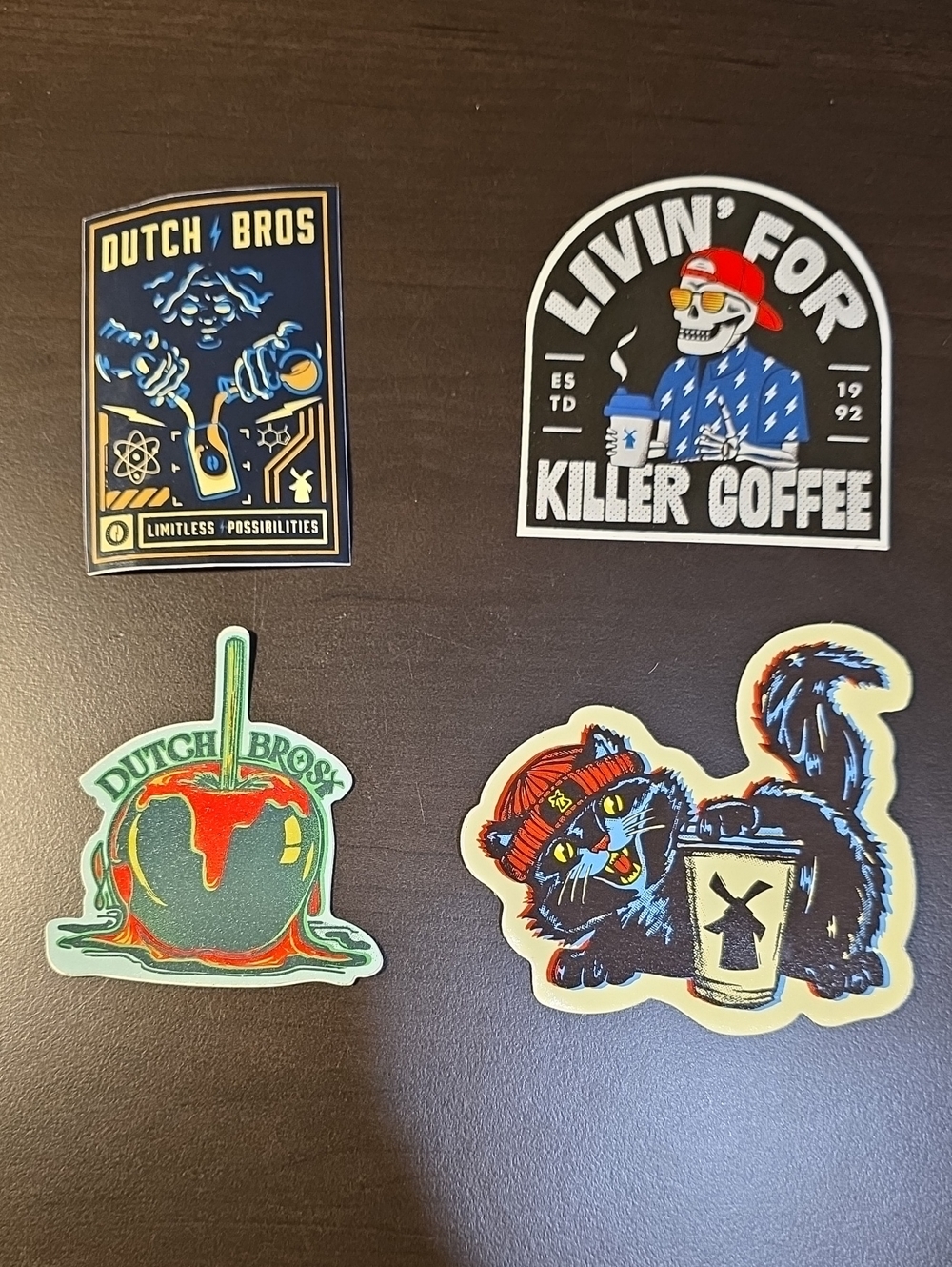 Dutch Bros Halloween/Fall Sticker Set